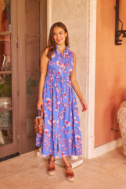 Ivy Dress - Blue Blooms